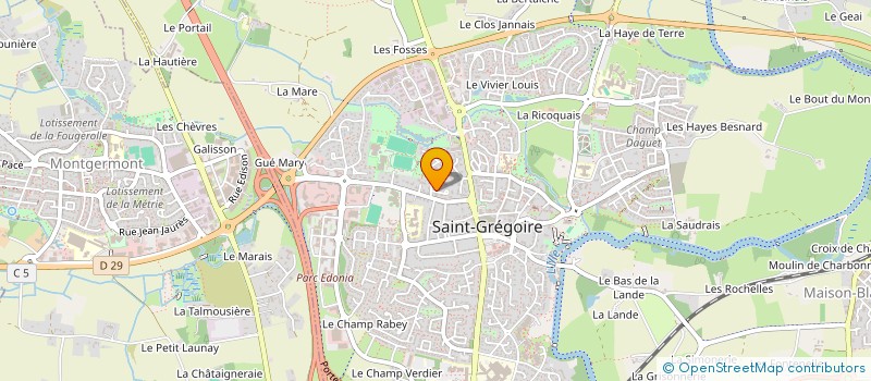 localisation de l'entreprise BENGIE  SAINT-GREGOIRE