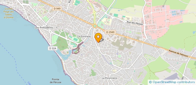 localisation de l'entreprise BENGIM à LES SABLES D'OLONNE