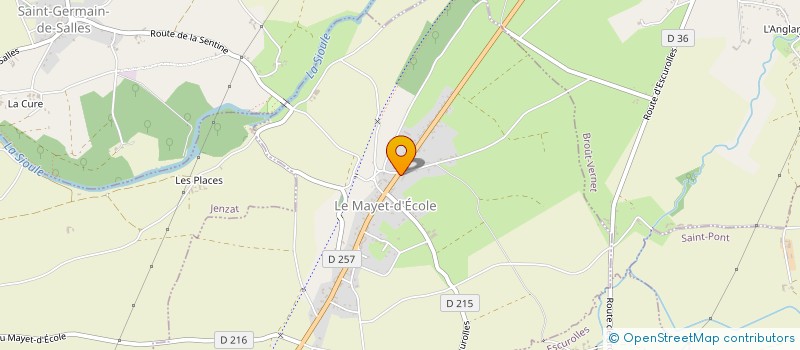 localisation de l'entreprise BENGINE DEPANNAGE à LE MAYET-D'ECOLE