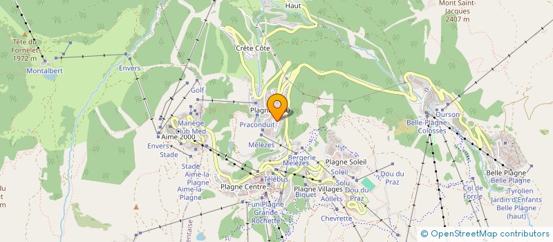 localisation de l'entreprise BENGLIA MARC-ANTOINE & JEAN-PAUL  LA PLAGNE TARENTAISE