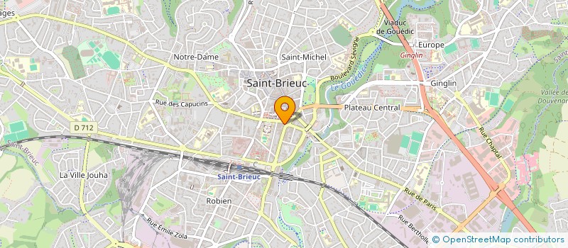 localisation de l'entreprise BENGOSHI à SAINT-BRIEUC