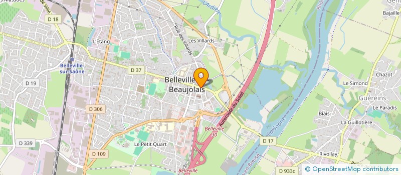 localisation de l'entreprise BENGRINE à BELLEVILLE-EN-BEAUJOLAIS