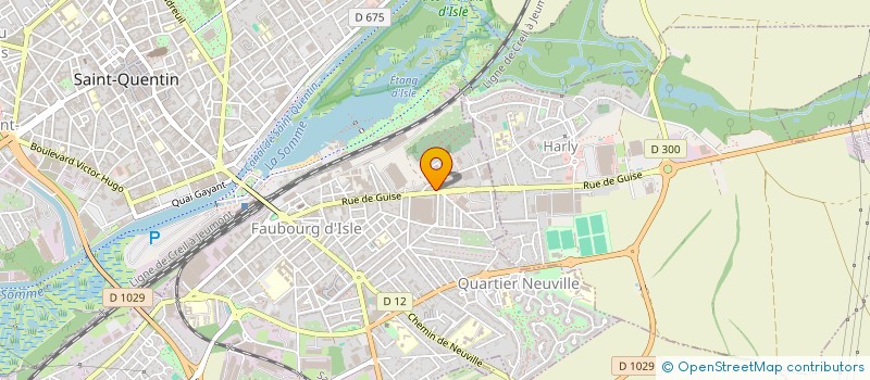 localisation de l'entreprise BENGROUP  SAINT-QUENTIN