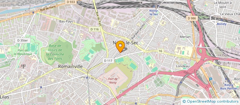localisation de l'entreprise BENGUENNA à NOISY-LE-SEC