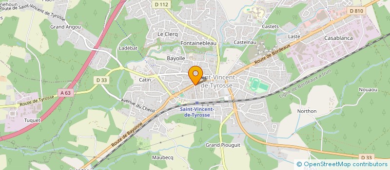 localisation de l'entreprise BENH KEBAB à SAINT-VINCENT-DE-TYROSSE