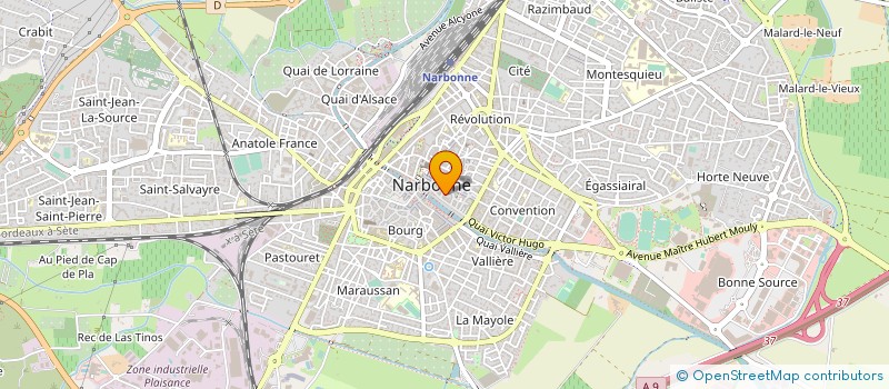localisation de l'entreprise BENHA à NARBONNE