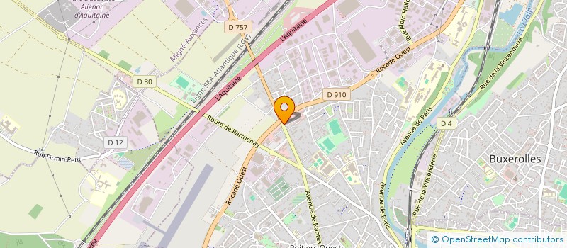localisation de l'entreprise BENHABITAT  POITIERS