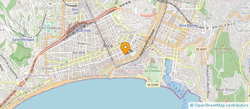 localisation de l'entreprise BENHAMOU MARCEL ET HARRAR GAELLE  NICE