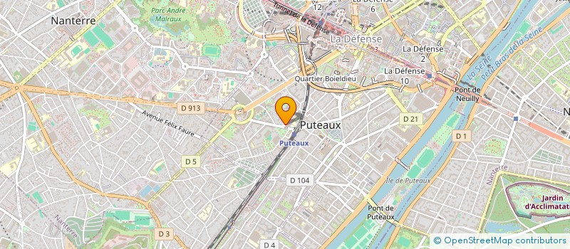 localisation de l'entreprise BENHAROUN à PUTEAUX