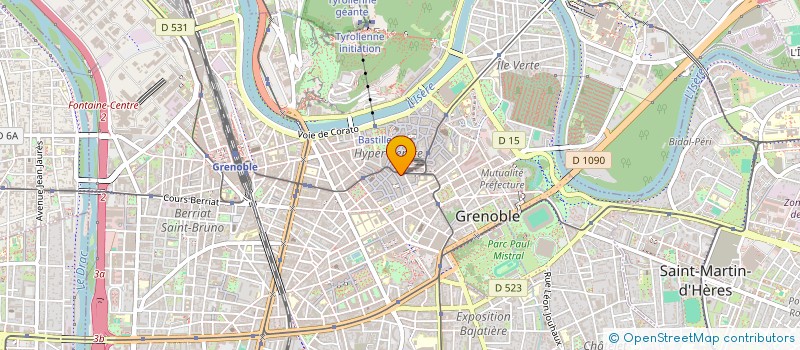 localisation de l'entreprise BENI à GRENOBLE