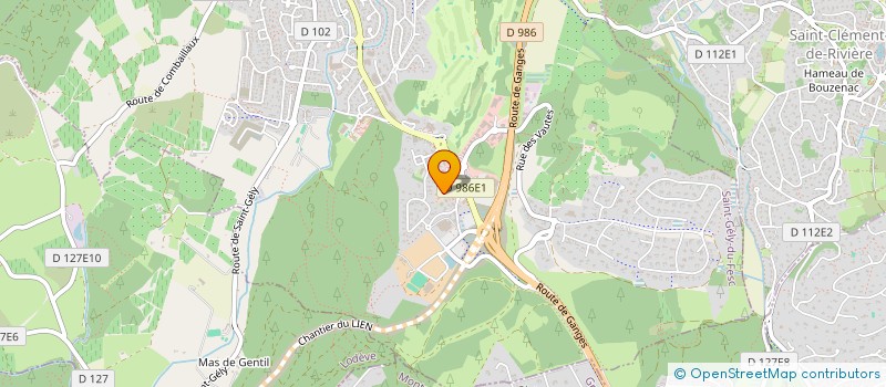 localisation de l'entreprise BENI  SAINT-GELY-DU-FESC