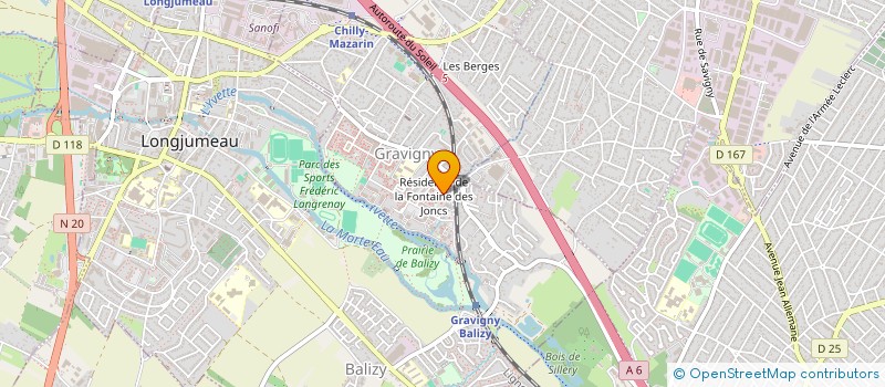 localisation de l'entreprise BENI CONCEPT  CHILLY-MAZARIN