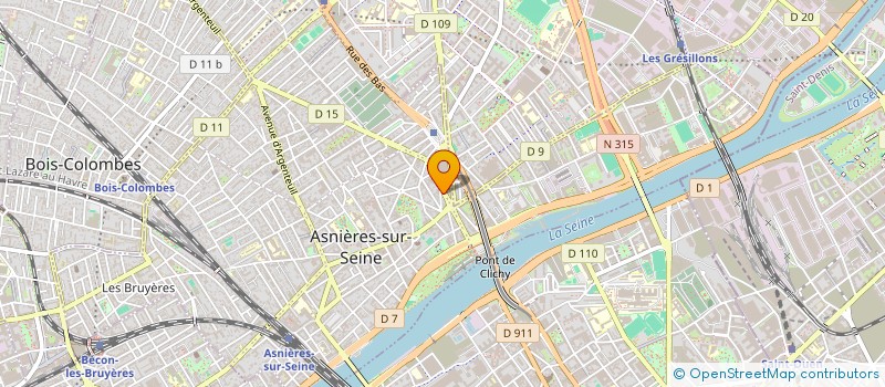 localisation de l'entreprise BENI DRAR à ASNIERES-SUR-SEINE