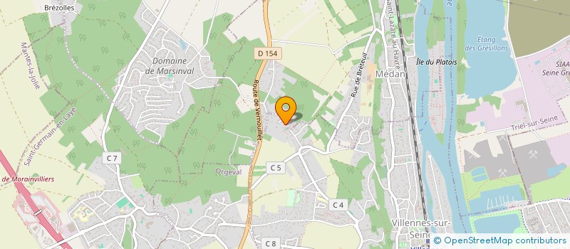 localisation de l'entreprise BENI SHIDARE  VILLENNES-SUR-SEINE