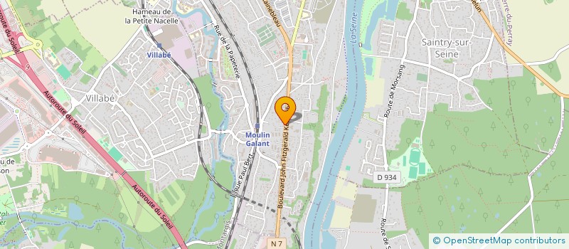 localisation de l'entreprise BENI-TRANS à CORBEIL-ESSONNES