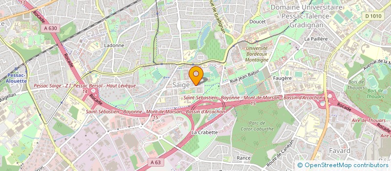 localisation de l'entreprise BENI ZNASSEN à PESSAC