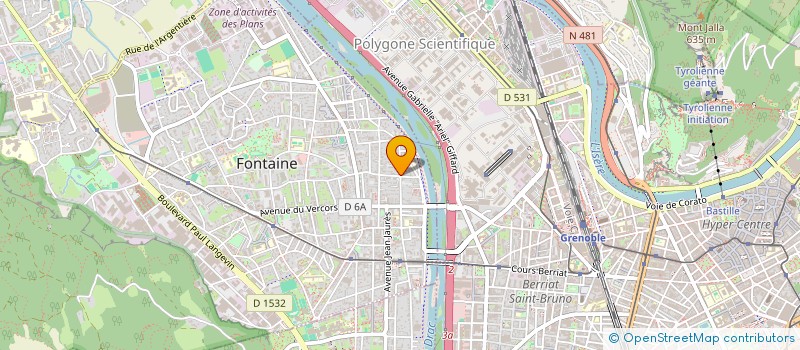 localisation de l'entreprise BENIAT PRODUCTION  FONTAINE