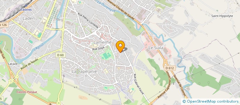 localisation de l'entreprise BENICHOU ELAGAGE  CASTRES