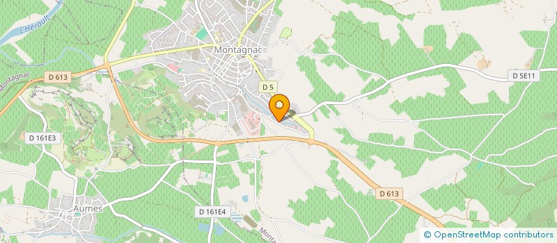 localisation de l'entreprise BENICK  MONTAGNAC