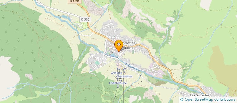 localisation de l'entreprise BENICO à LE MONETIER-LES-BAINS