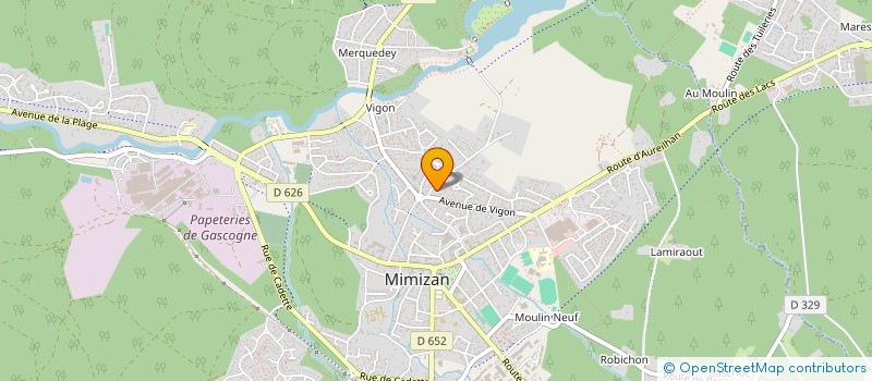 localisation de l'entreprise BENICO BIO ASSOCIATION DE PRODUCTEURS COMMERCANTS  MIMIZAN