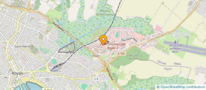 localisation de l'entreprise BENICOD  ROYAN