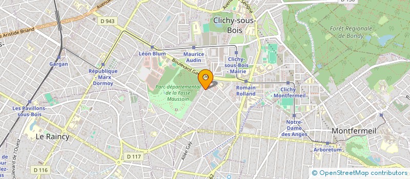 localisation de l'entreprise BENICOURT à CLICHY-SOUS-BOIS