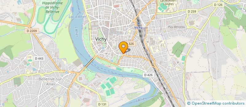 localisation de l'entreprise BENICOURT TOIT à VICHY