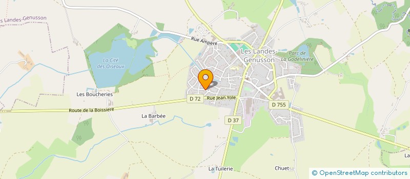 localisation de l'entreprise BENIDA  SAINT-MARTIN-DES-TILLEULS