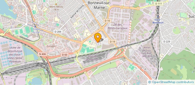 localisation de l'entreprise BENIEL BUSINESS à BONNEUIL-SUR-MARNE