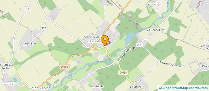 localisation de l'entreprise BENIER SA à SAINT-OUEN-SUR-ITON