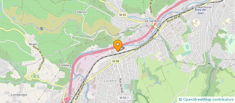 localisation de l'entreprise BENIERE PERRIN à LORETTE