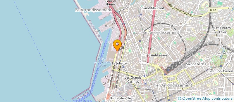 localisation de l'entreprise BENIFIT SPORT à MARSEILLE