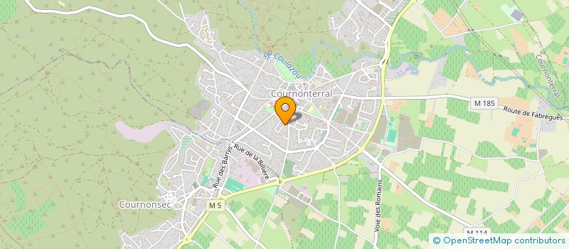 localisation de l'entreprise BENIFORM SARL  COURNONTERRAL