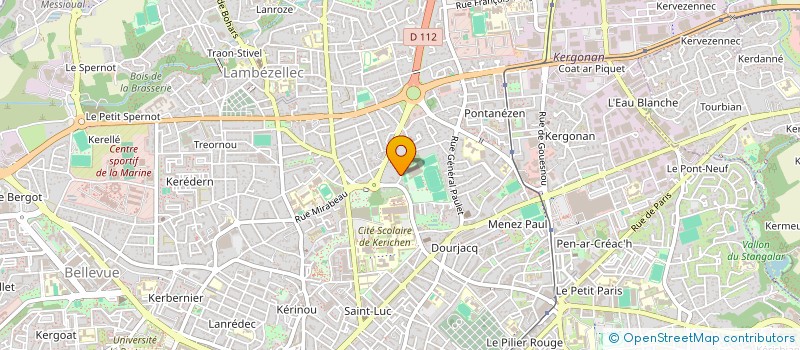 localisation de l'entreprise BENIGUET IMMOBILIER à BREST