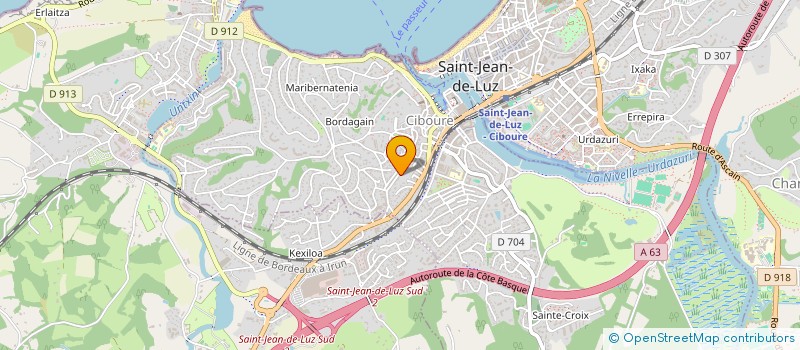 localisation de l'entreprise BENIKA  CIBOURE