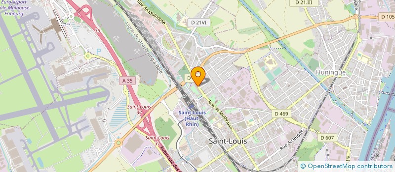 localisation de l'entreprise BENILOR à SAINT-LOUIS