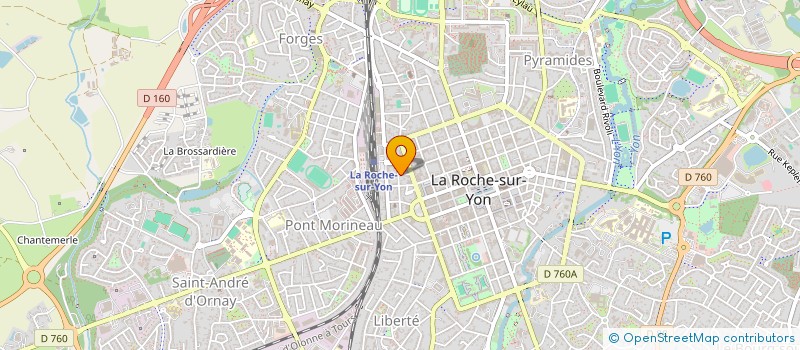 localisation de l'entreprise BENIM à LA ROCHE-SUR-YON