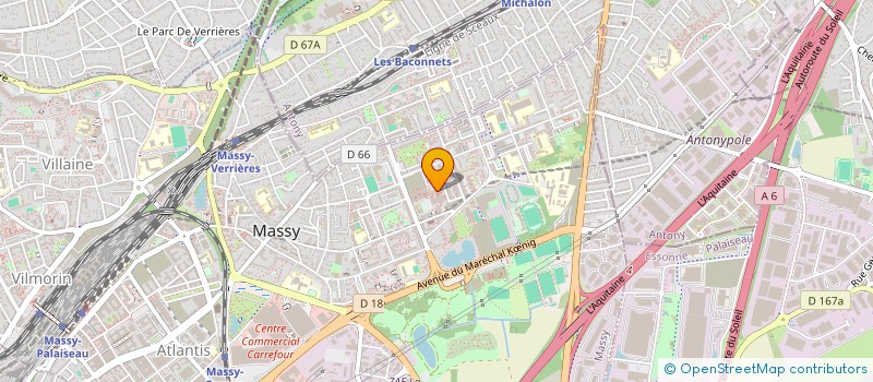 localisation de l'entreprise BENIM  MASSY