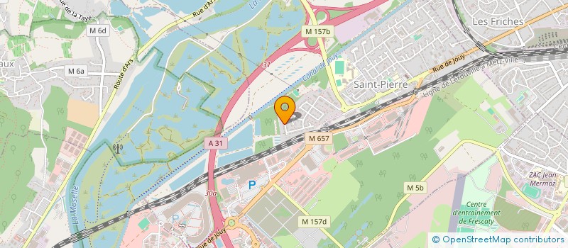 localisation de l'entreprise BENIMAR  MOULINS-LES-METZ