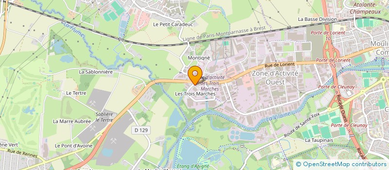 localisation de l'entreprise BENIMMO  VEZIN-LE-COQUET