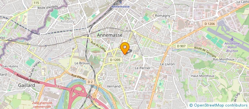 localisation de l'entreprise BENIMMO à ANNEMASSE