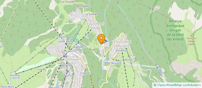 localisation de l'entreprise BENIMOU à COURCHEVEL