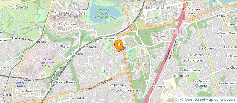localisation de l'entreprise BENIN - PARTENAIRES à TOURS