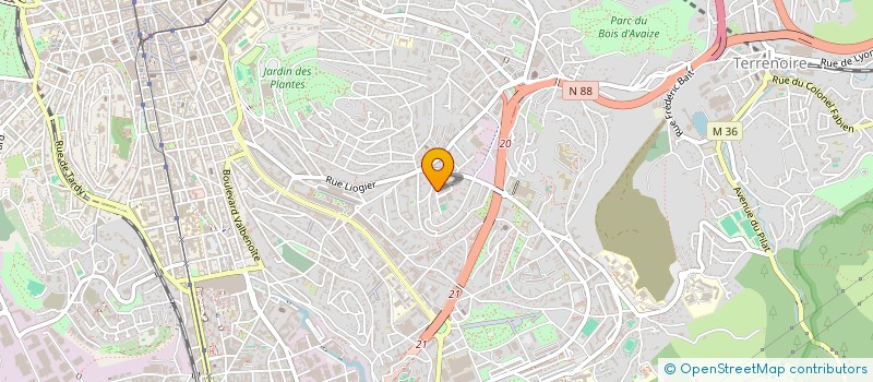 localisation de l'entreprise BENIN, TERRE D'AMITIE - ATELIER CONTES ET LEGENDES D'AFRIQUE (BTA-ACOLEA)  SAINT-ETIENNE