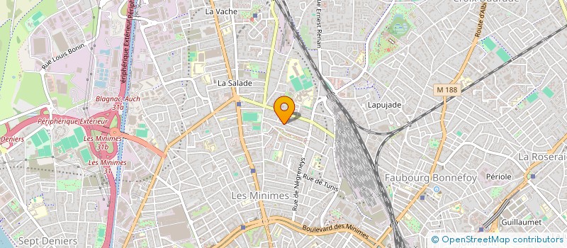 localisation de l'entreprise BENINOISE ECHANGES CULTURELS ENTRAIDE...  TOULOUSE