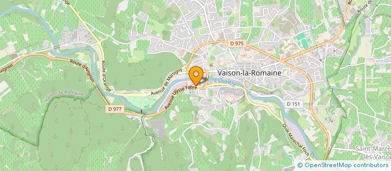 localisation de l'entreprise BENINTENDI ET FILS à VAISON-LA-ROMAINE