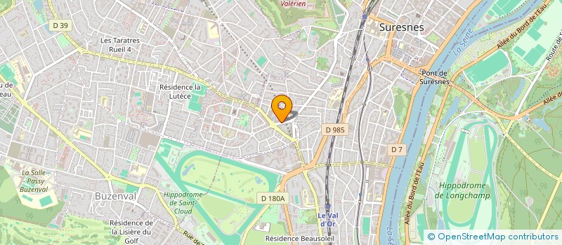 localisation de l'entreprise BENIS à SURESNES