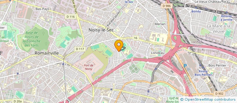 localisation de l'entreprise BENISSOIS TRANSPORTS à NOISY-LE-SEC
