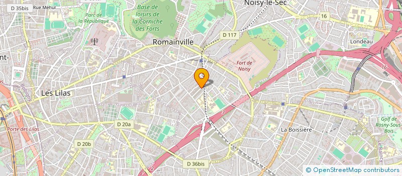 localisation de l'entreprise BENITEZ PARQUETS à ROMAINVILLE